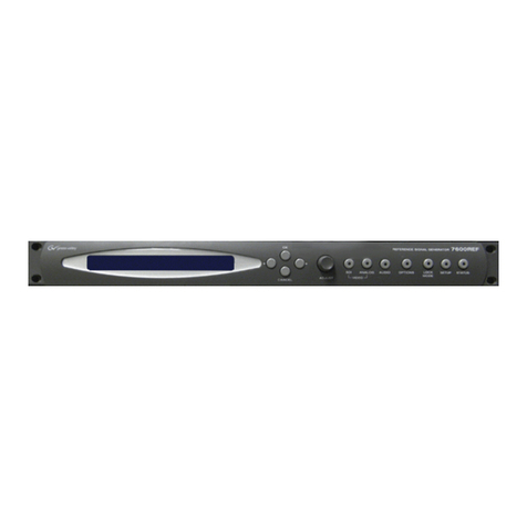 GRASS VALLEY 7600REF - User guide