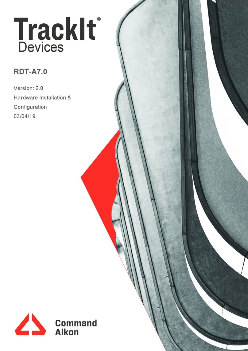 Command Alcon TrackIt RDT-A7.0 Hardware Installation & Configuration Command Alcon TrackIt RDT-A7.0 Hardware Installation & Configuration