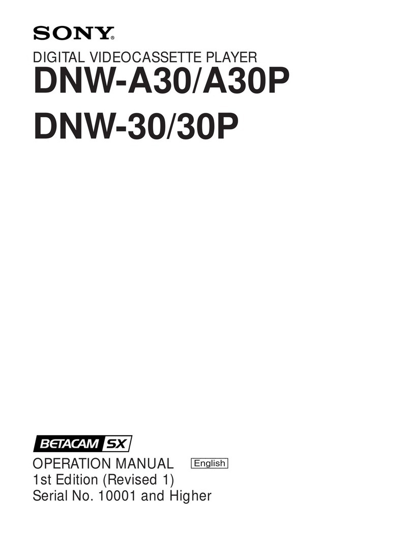 Sony DNW-A30 User manual