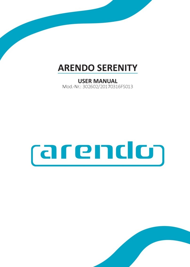 ARENDO SERENITY 302602 user manual