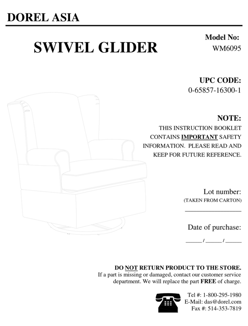 Dorel Asia WM6095 Instruction booklet