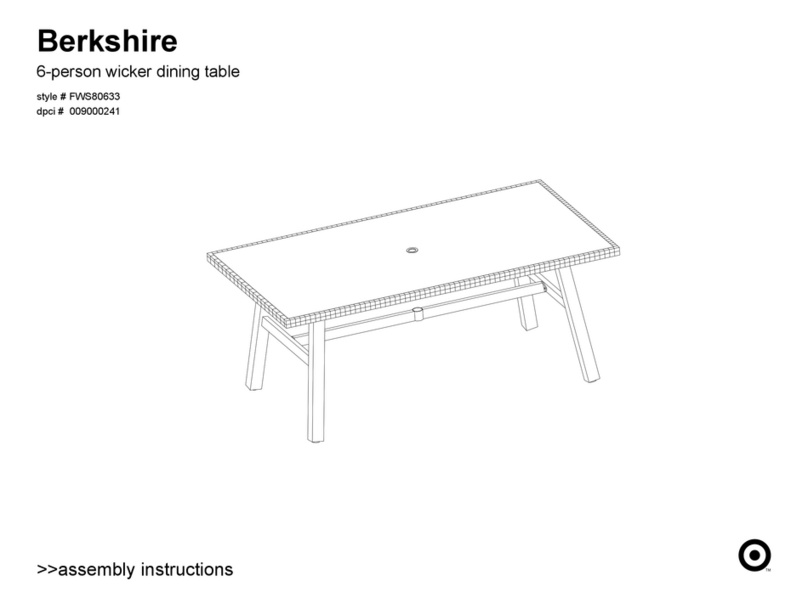 Target Berkshire FWS80633 Assembly instructions