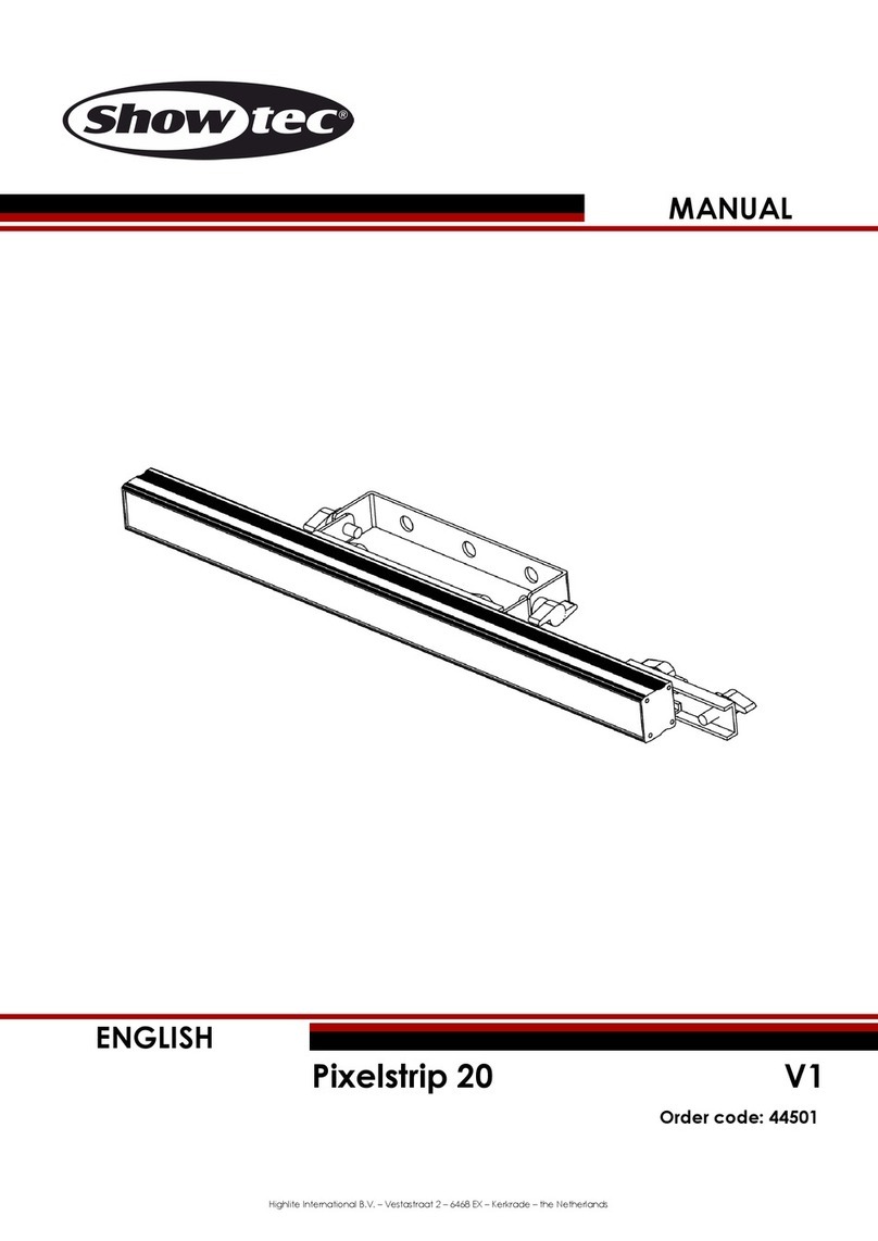 Show Tec Pixelstrip 20 User manual