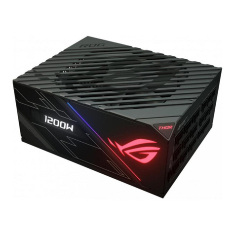Asus ROG-THOR-850P quick start guide