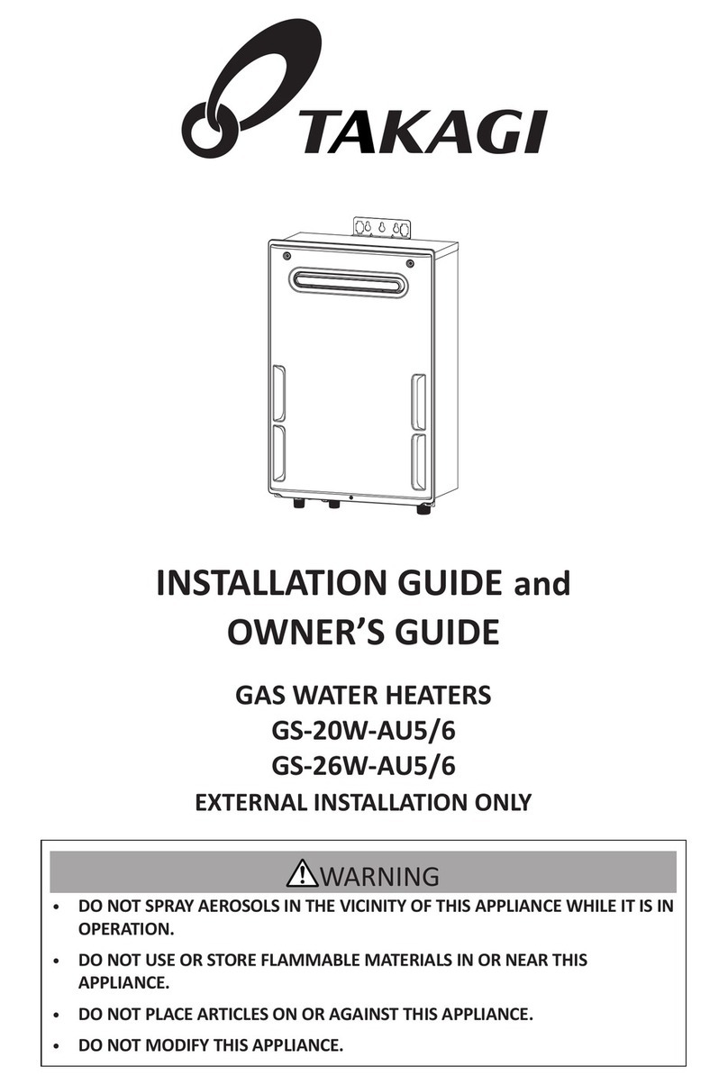 Takagi GS-20W-AU5 User manual Takagi GS-20W-AU5 User manual