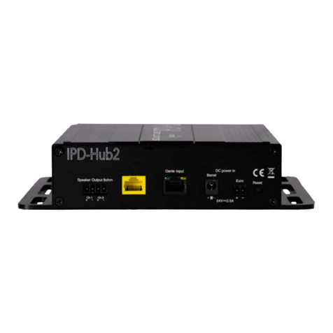 MSE Audio SoundTube IPD-HUB 2 User manual