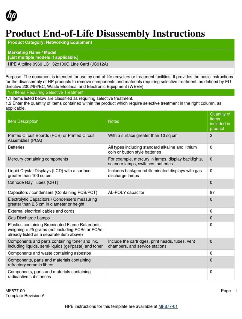HPE Altoline 9960 LC1 Assembly instructions