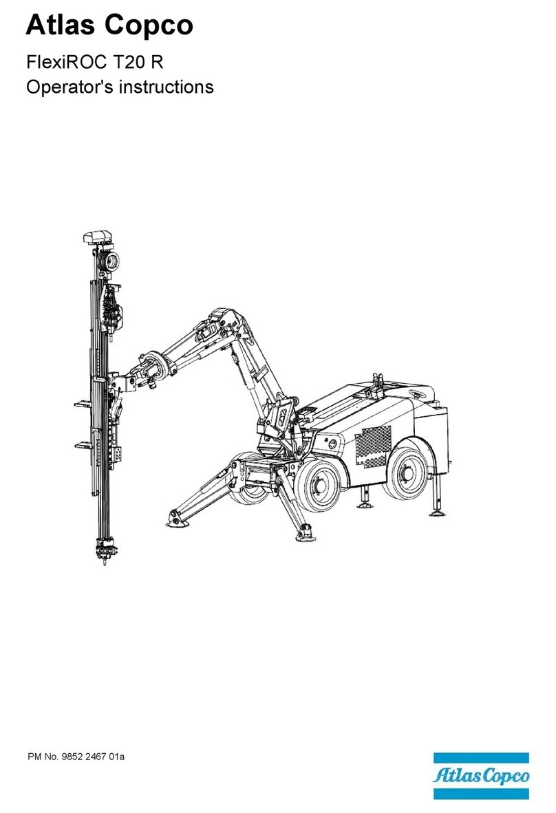 Atlas Copco FlexiROC T20 R Operator instructions