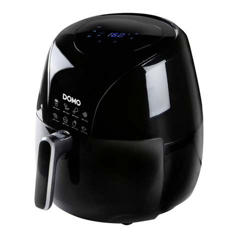 Linea 2000 DOMO Deli-fryer XXL User manual