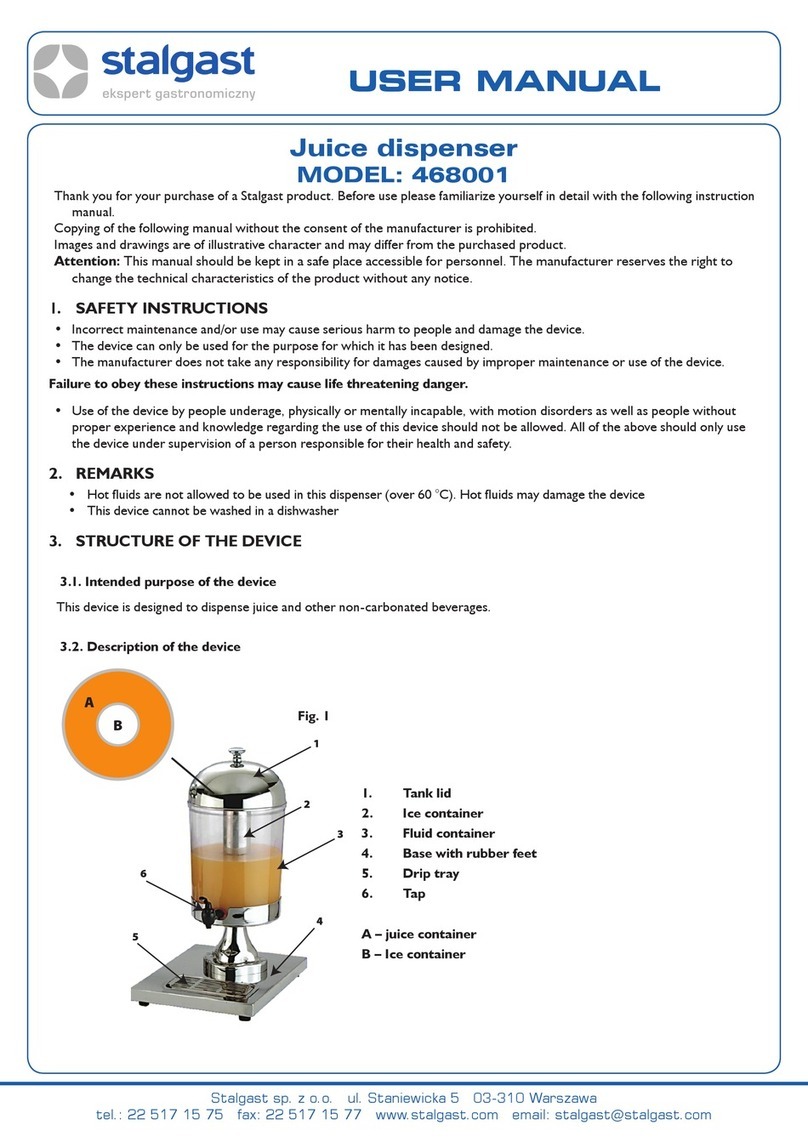 Stalgast 468001 User manual