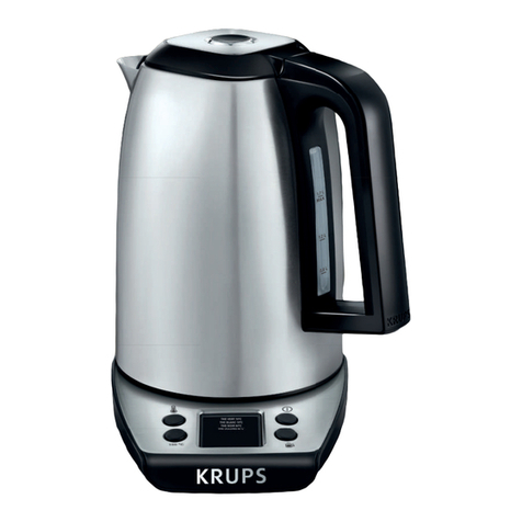 Krups SAVOY INOX 1.7 L User manual