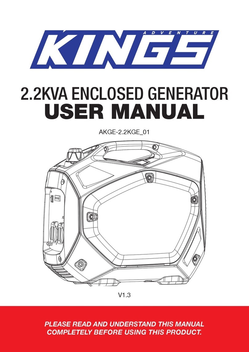 Adventure Kings AKGE-2.2KGE 01 User manual