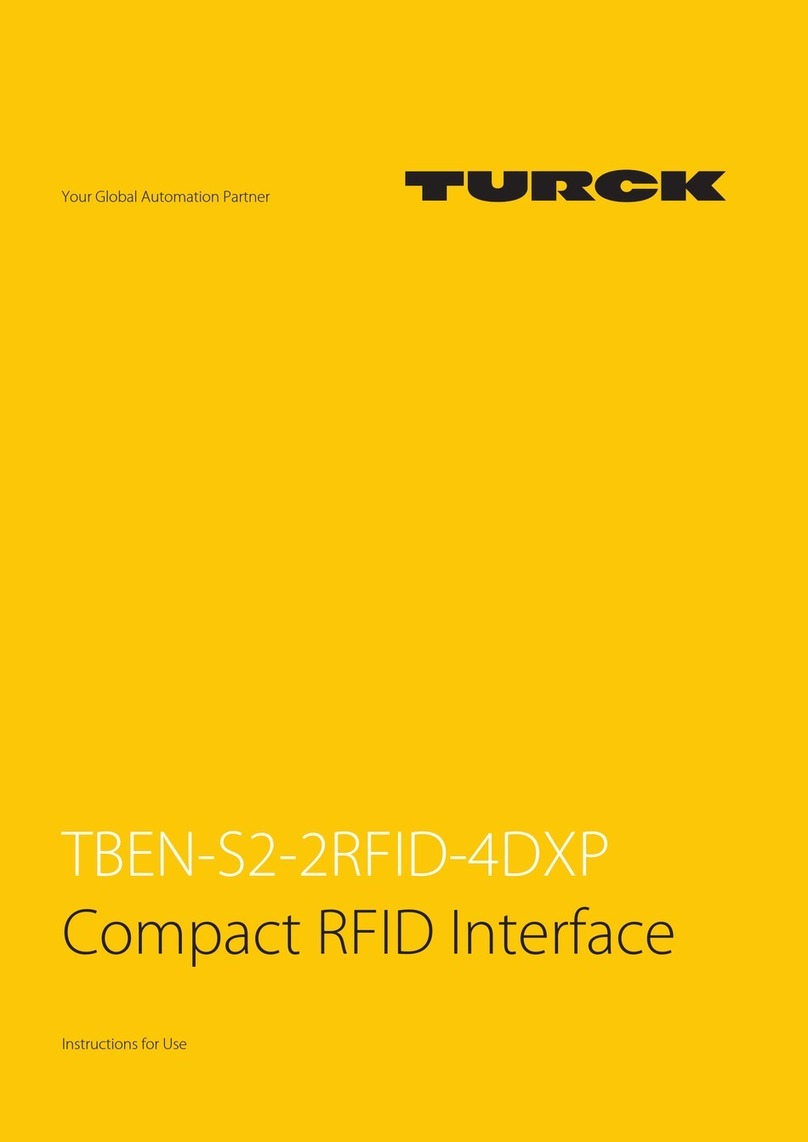turck TBEN-S2-2RFID-4DXP User manual