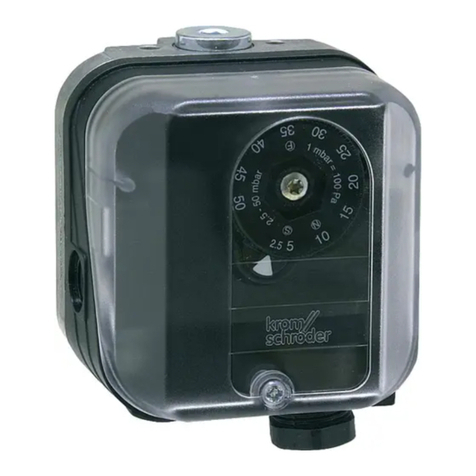 Honeywell Krom Schroder DG H Series operating instructions