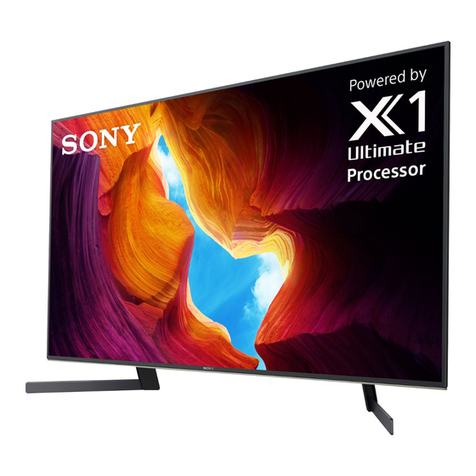 Sony BRAVIA XBR-49X950H User manual Sony BRAVIA XBR-49X950H User manual