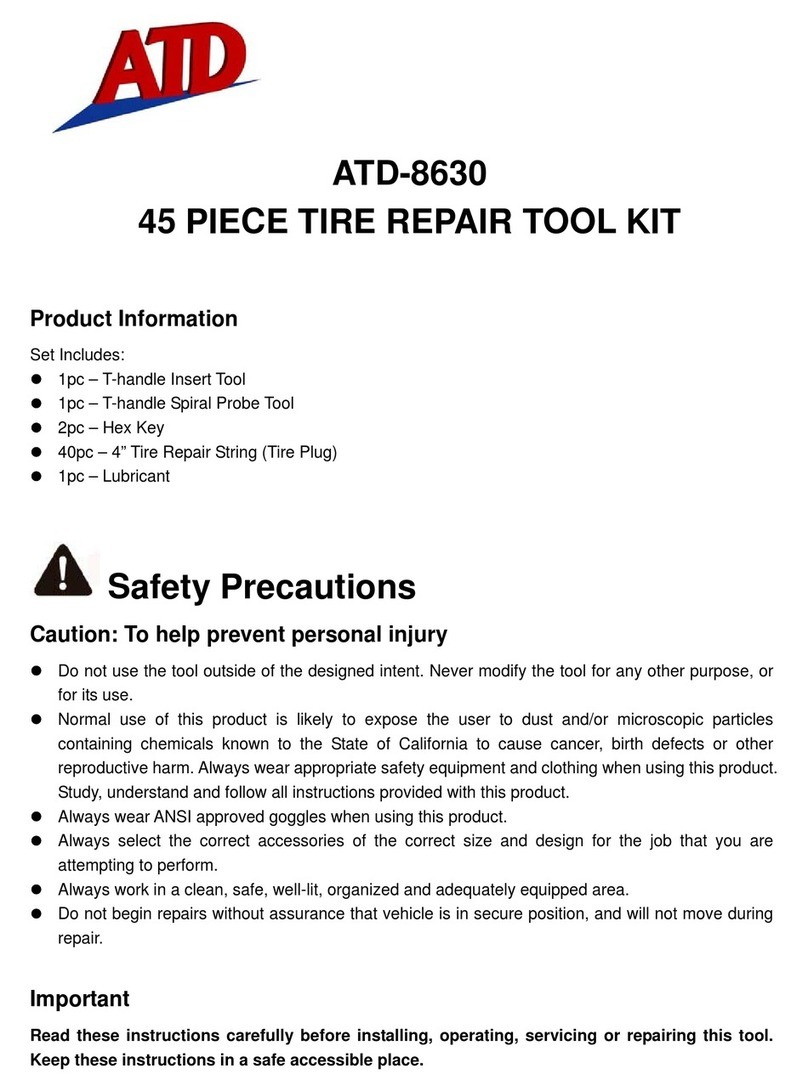 ATD Tools ATD-8630 manual