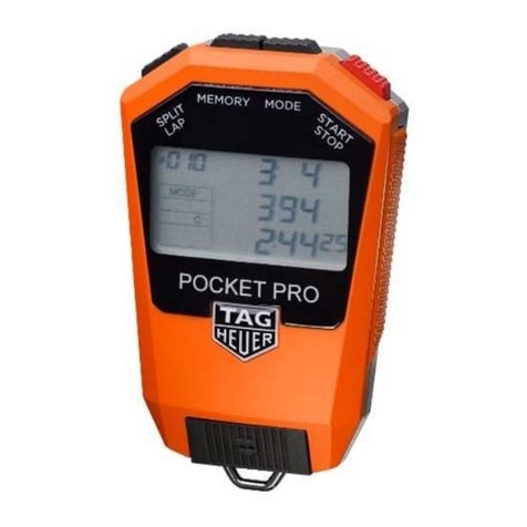 TAG Heuer POCKET PRO ATHLETICS HL400-A User manual