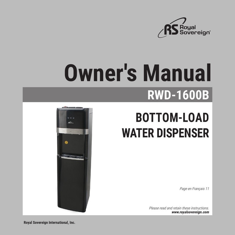 Royal Sovereign International RWD-1600B owner's manual