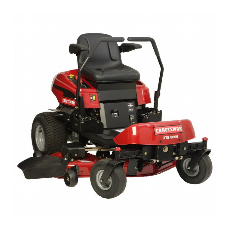 Craftsman ZTS 6000 User manual