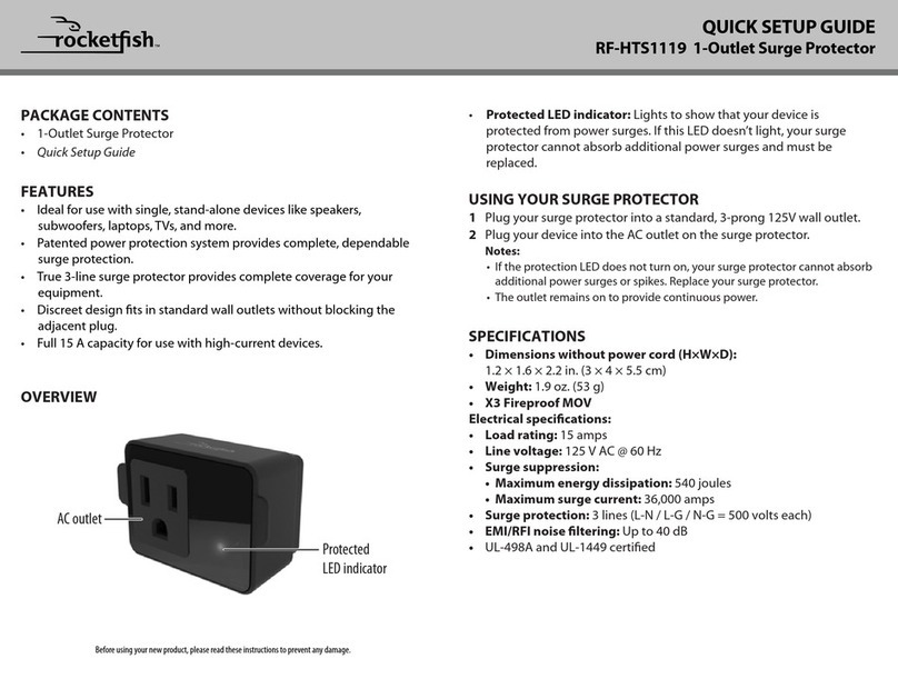 Rocket Fish RF-HTS1119 User manual Rocket Fish RF-HTS1119 User manual