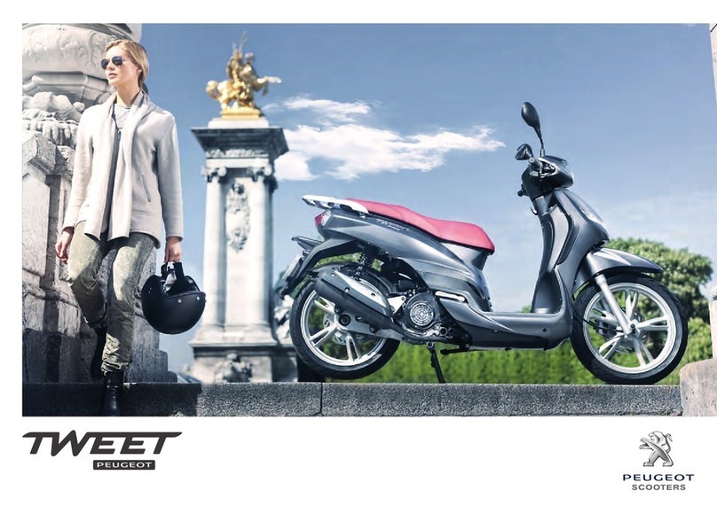 PEUGEOT SCOOTERS TWEET 125 LW2CJ owner's manual