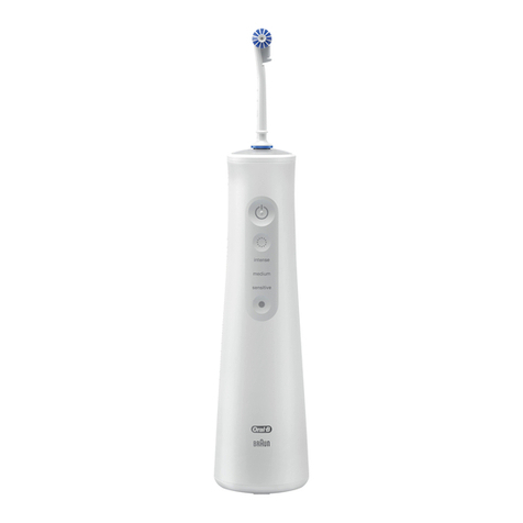 Braun Oral-B AQUACARE WATERFLOSSER User manual
