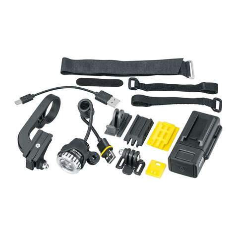 Topeak WHITELITE HP MEGA 420 user guide