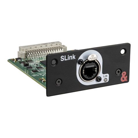 ALLEN & HEATH SQ SLink quick start guide