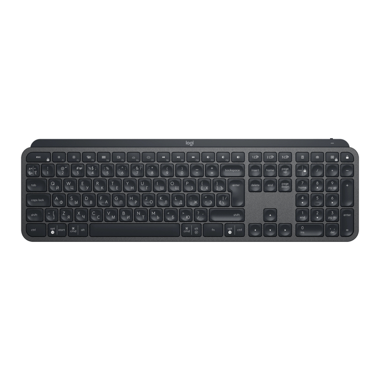 Logitech MX Keys Specification sheet Logitech MX Keys Specification sheet