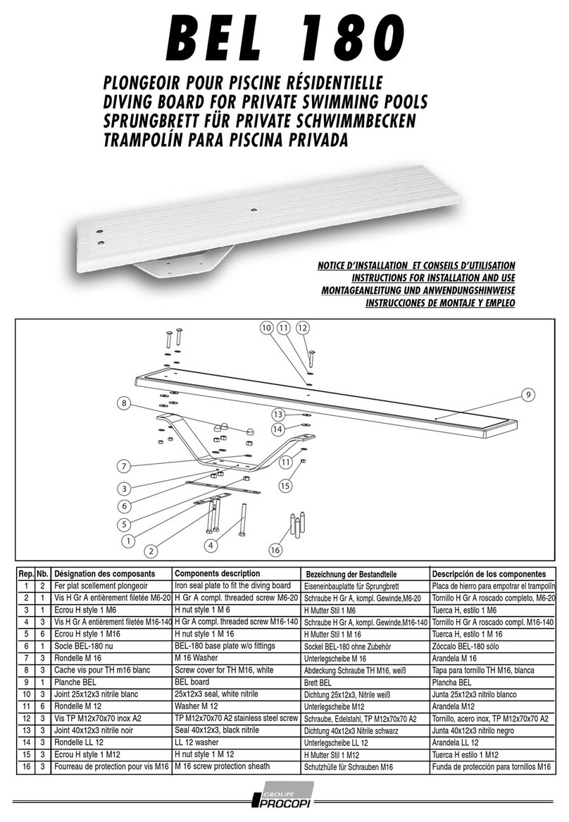 Procopi BEL 180 Series Instructions for installation and use