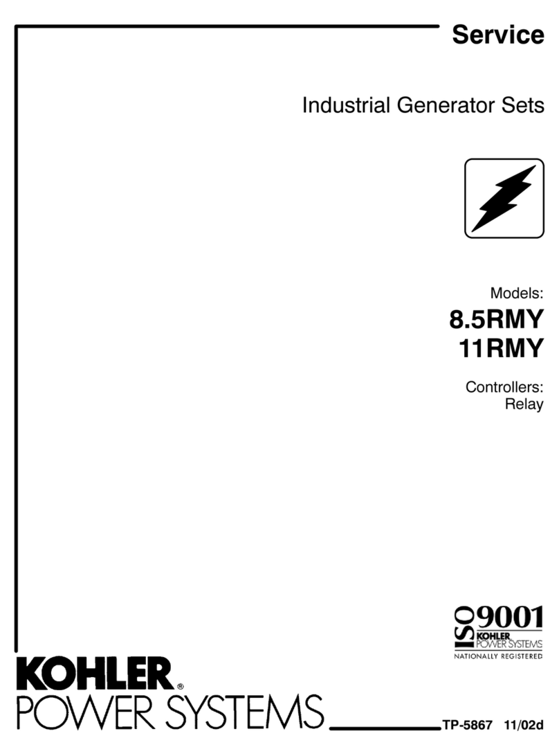 Kohler 8.5RMY User manual