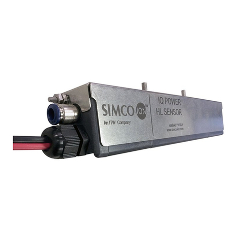 ITW SIMCO ION IQ Power HL Sensor User manual