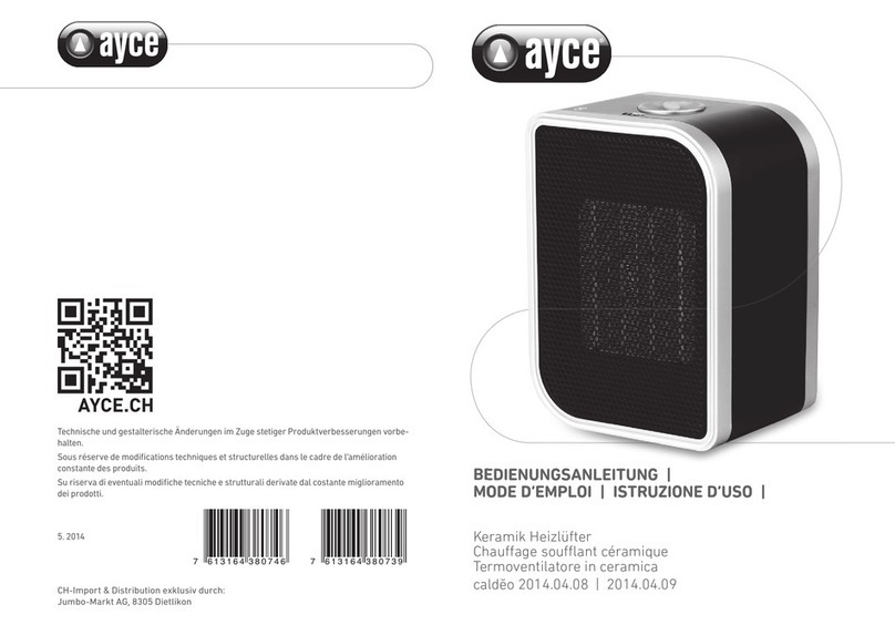 Ayce PTC1201 manual