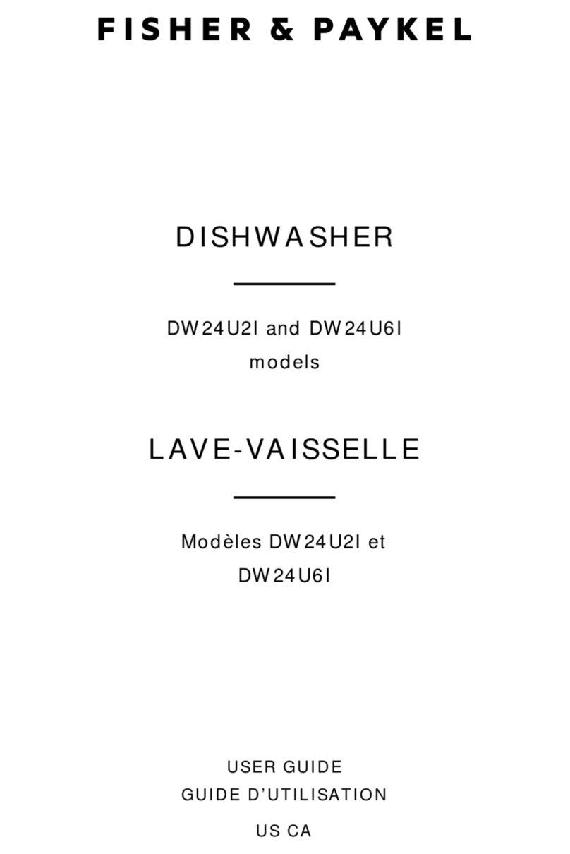 Fisher & Paykel DW24U2I User manual