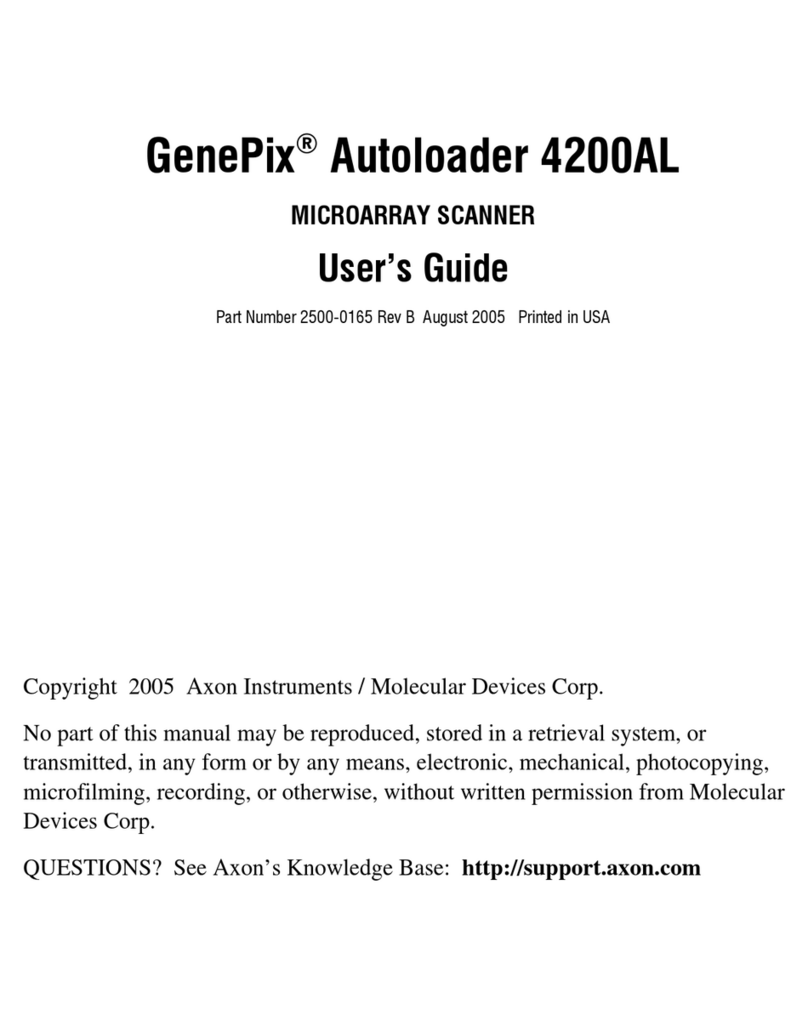 Axon GenePix Autoloader 4200AL user guide