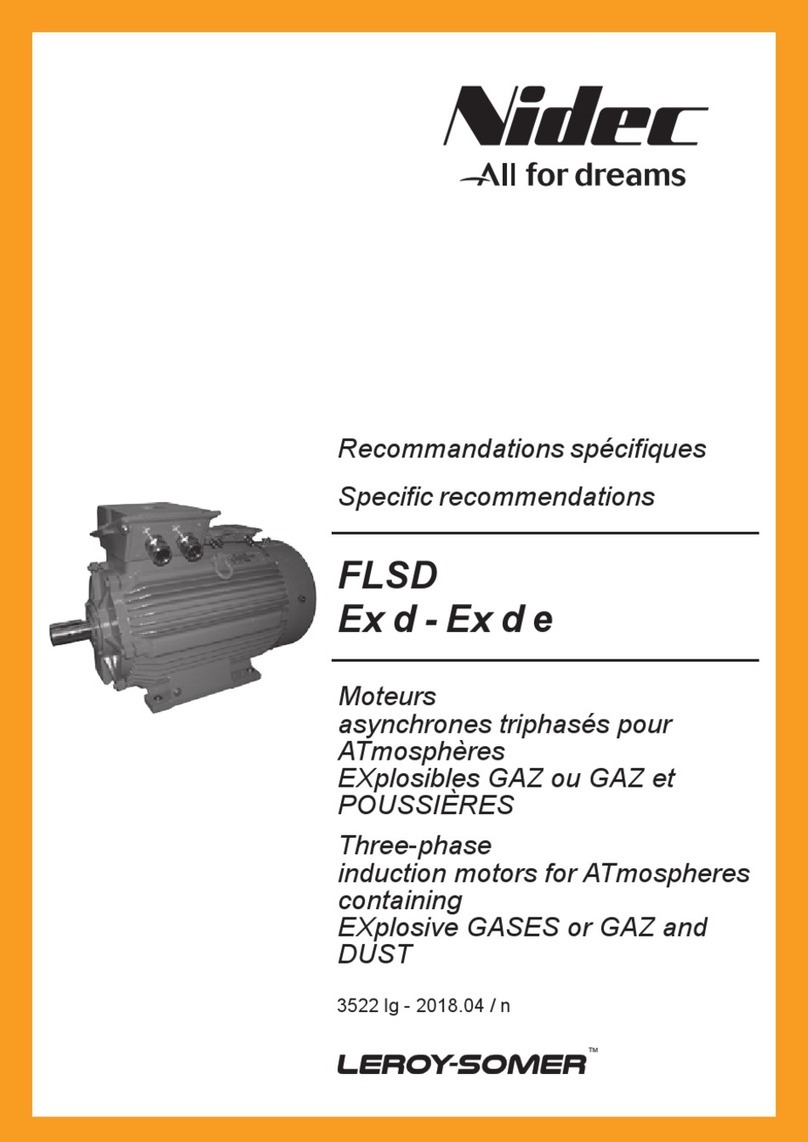 Leroy-Somer Nidec FLSD Series Instruction Manual