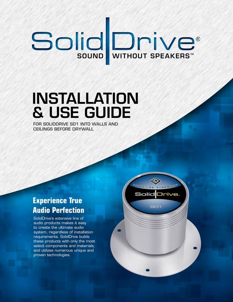 SOLIDDRIVE SD1 Installation & use guide