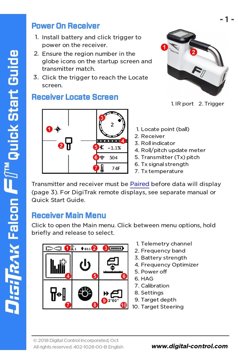 Digital Control DigiTrack Falcon F1 User manual