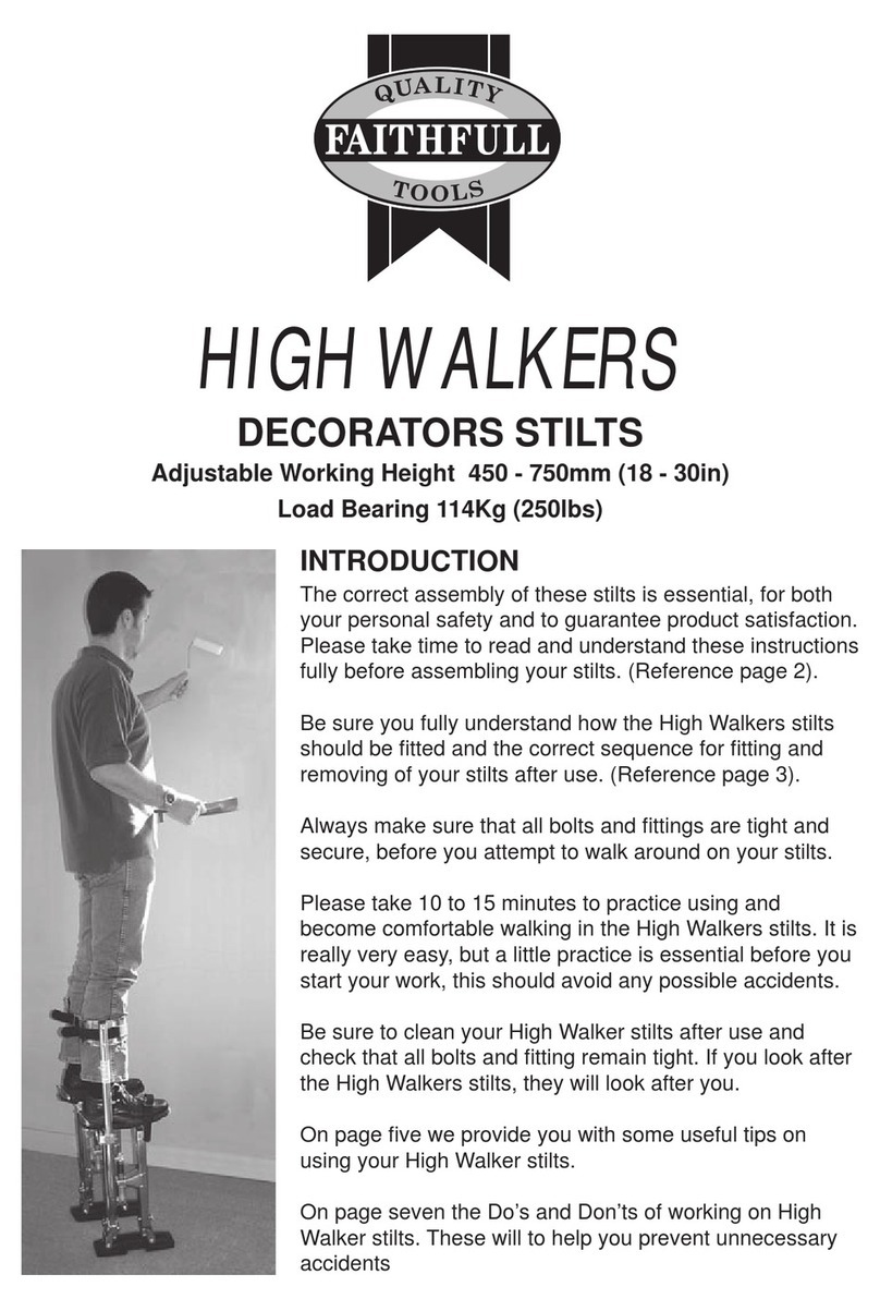 Faithfull HIGH WALKERS quick start guide