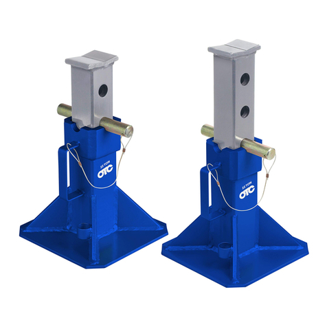 OTC JACK STAND User manual