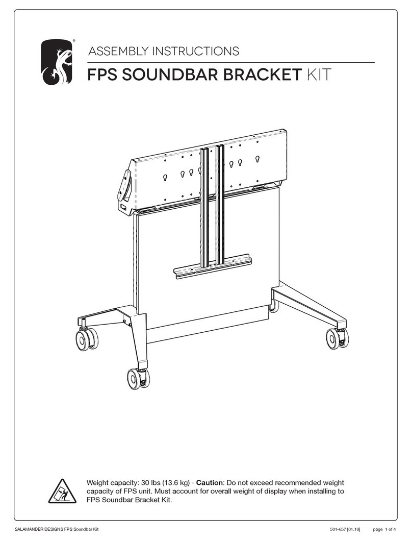 Salamander Designs FPS Series Assembly instructions