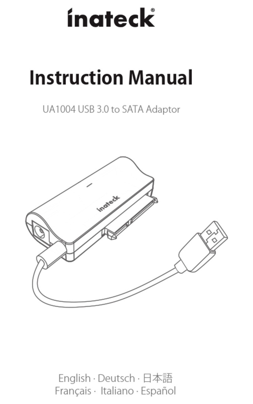 Inateck UA1004 instruction manual