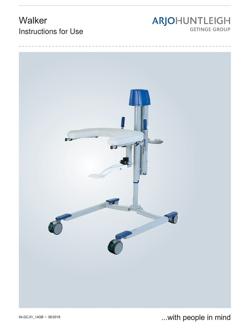 GETINGE GROUP ArjoHuntleigh Walker Instructions for use