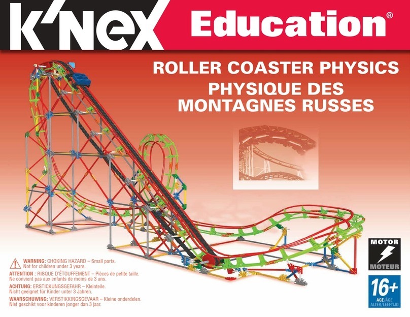 KNEX Education ROLLER COASTER PHYSICS User manual KNEX Education ROLLER COASTER PHYSICS User manual