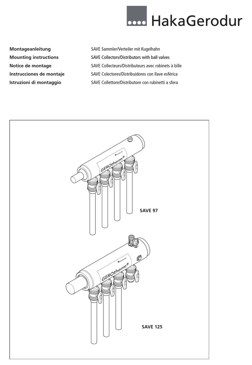 HakaGerodur GEROtherm SAVE Series Mounting instructions HakaGerodur GEROtherm SAVE Series Mounting instructions
