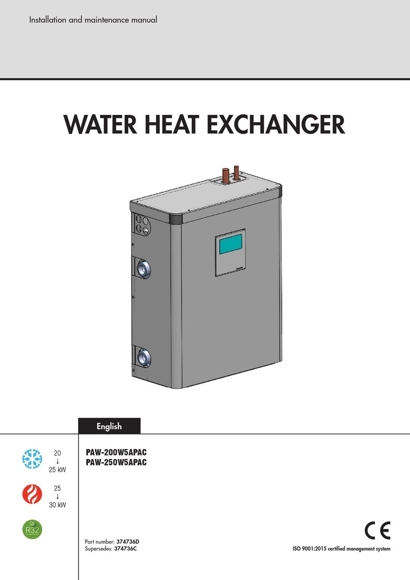 System air PAW-200W5APAC Installation and maintenance manual System air PAW-200W5APAC Installation and maintenance manual