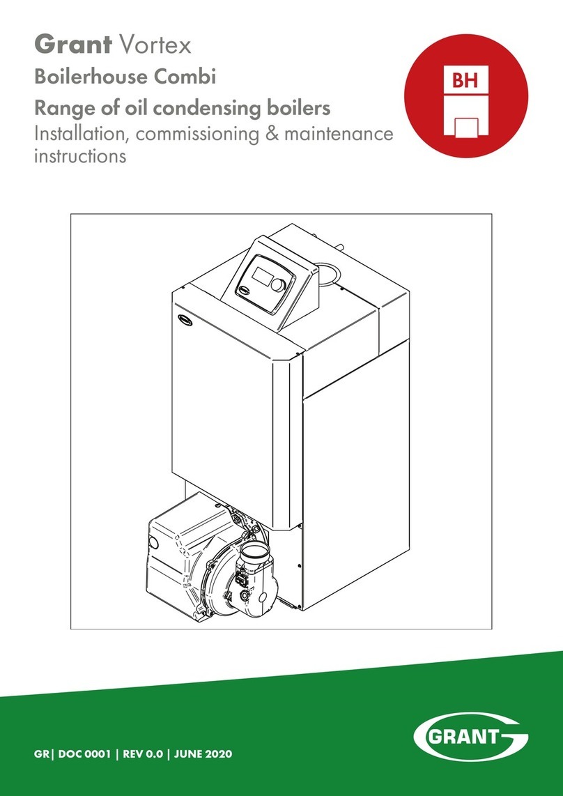 Grant Vortex Boilerhouse Combi Installation, commissioning & maintenance instructions