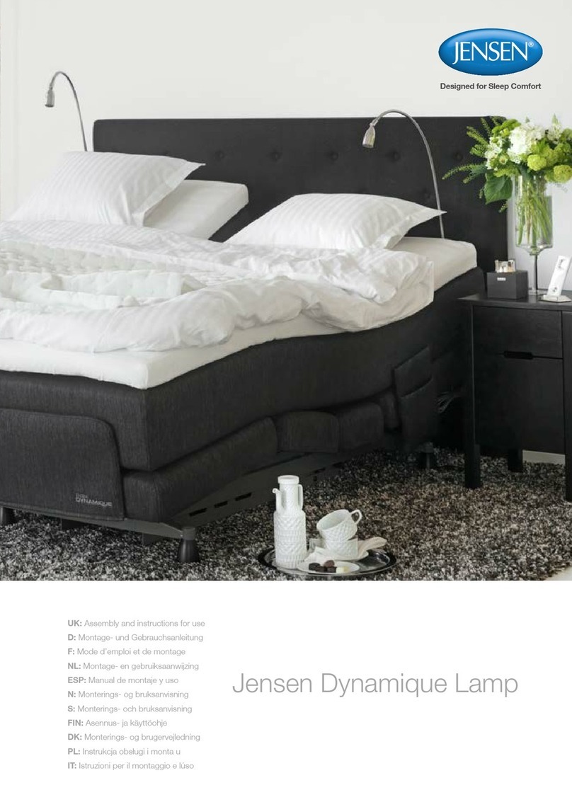 Jensen Dynamique Assembly and instructions for use