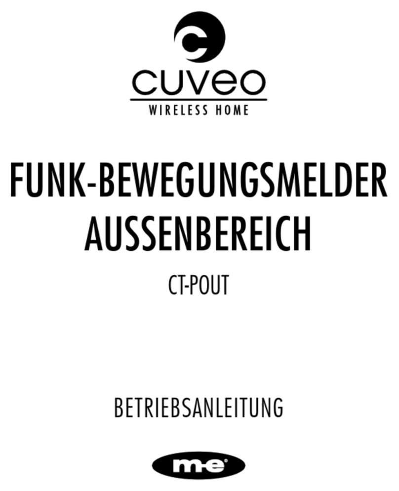 M-E cuveo CT-POUT Series manual