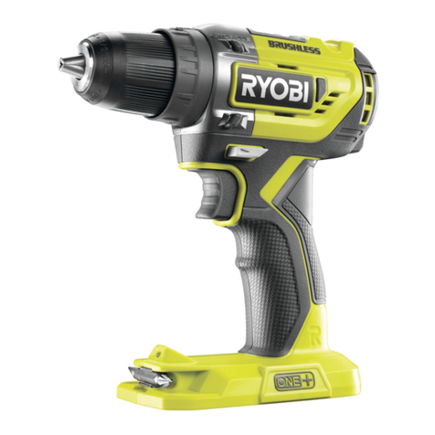 Ryobi R18DD5 User manual Ryobi R18DD5 User manual
